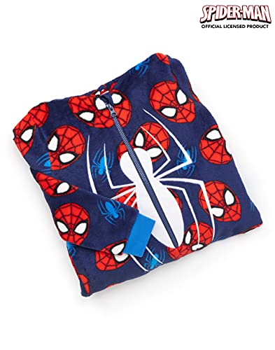 Marvel Spider-Man Onesie Boys Kids Superhero Character 4-5 Years Blue