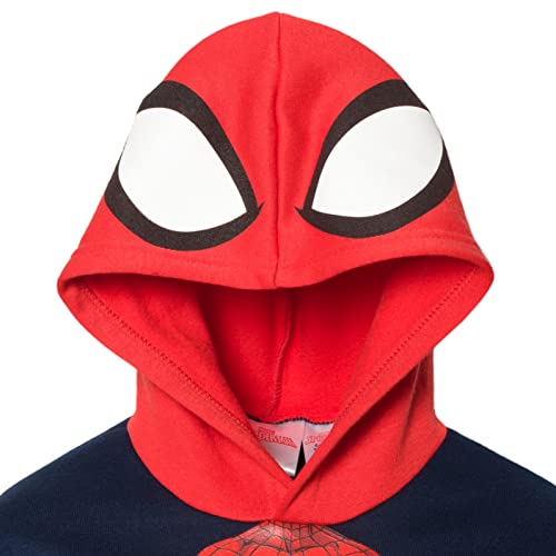 Marvel Spider-Man Little Boys Fleece Pullover Hoodie Blue 7-8