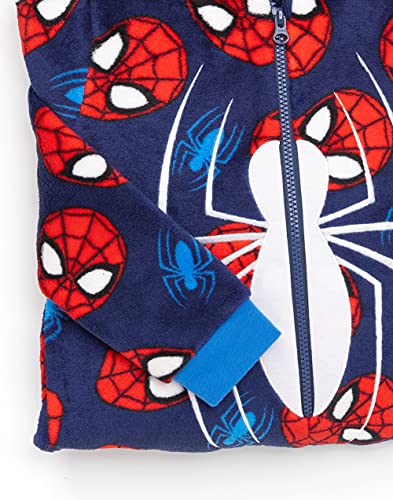 Marvel Spider-Man Onesie Boys Kids Superhero Character 4-5 Years Blue
