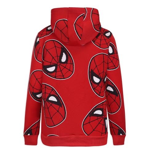 Marvel Spider-Man Boys 2 Piece Hoodie and Pant Sets for Toddlers and Big Kids – Red