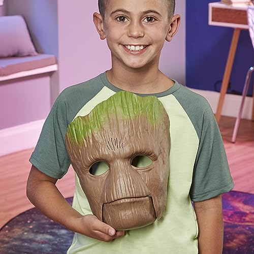 Marvel Guardians of The Galaxy Vol.3 Groot Role Play Mask, Talking Groot Mask, Super Hero Mask, Role Play Toys for Kids Ages 5 and Up
