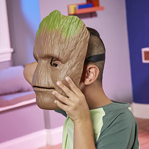 Marvel Guardians of The Galaxy Vol.3 Groot Role Play Mask, Talking Groot Mask, Super Hero Mask, Role Play Toys for Kids Ages 5 and Up