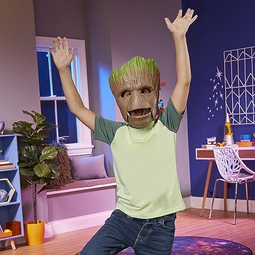 Marvel Guardians of The Galaxy Vol.3 Groot Role Play Mask, Talking Groot Mask, Super Hero Mask, Role Play Toys for Kids Ages 5 and Up