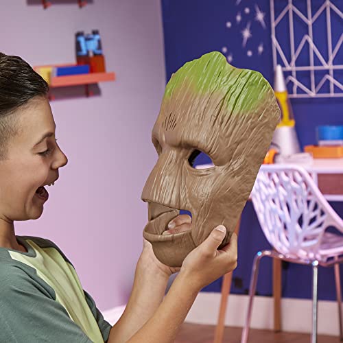 Marvel Guardians of The Galaxy Vol.3 Groot Role Play Mask, Talking Groot Mask, Super Hero Mask, Role Play Toys for Kids Ages 5 and Up