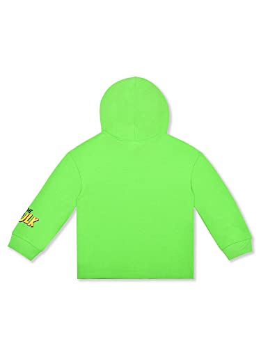 Marvel Hulk Boys Hoodie for Toddler and Little Kids – Green/Purple