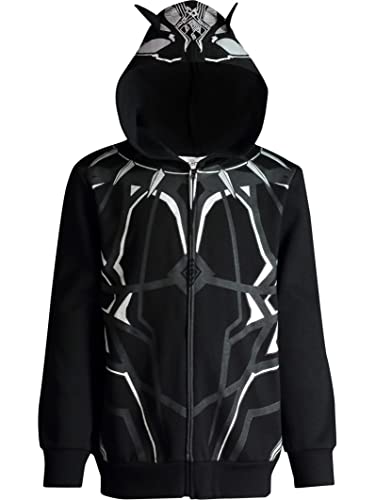 Marvel Avengers Black Panther Toddler Boys Cosplay Zip Up Hoodie 3T