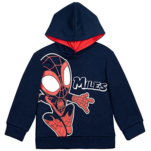 Marvel Spidey and His Amazing Friends Miles Morales Little Boys Pullover Hoodie 7-8
