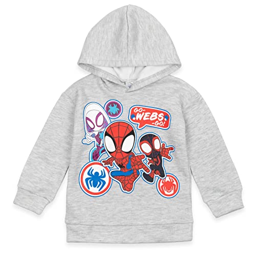 Marvel Spidey and His Amazing Friends Little Boys Fleece Hoodie & Pants Set Gray/Blue 6