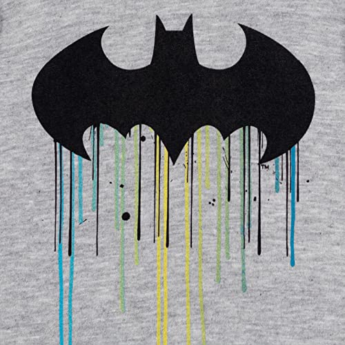 DC Comics Justice League Batman Little Boys Fleece Hoodie Grey 7-8