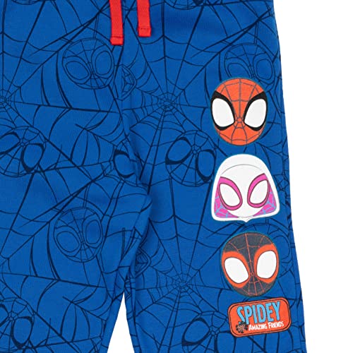 Marvel Spidey and His Amazing Friends Little Boys Fleece Hoodie & Pants Set Gray/Blue 6