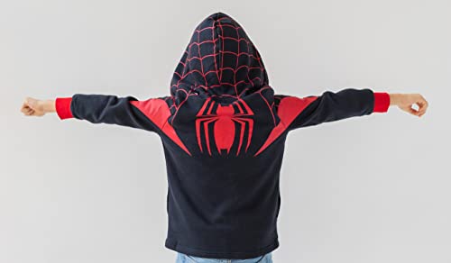 Marvel Spider-Man Miles Morales Toddler Boys Zip Up Hoodie Spiderverse 5T
