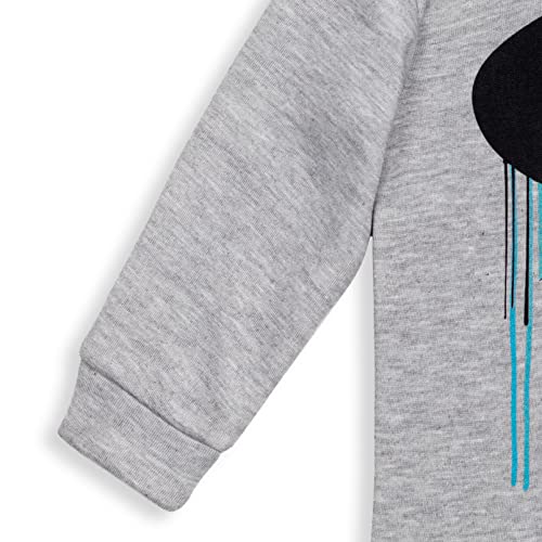 DC Comics Justice League Batman Little Boys Fleece Hoodie Grey 7-8
