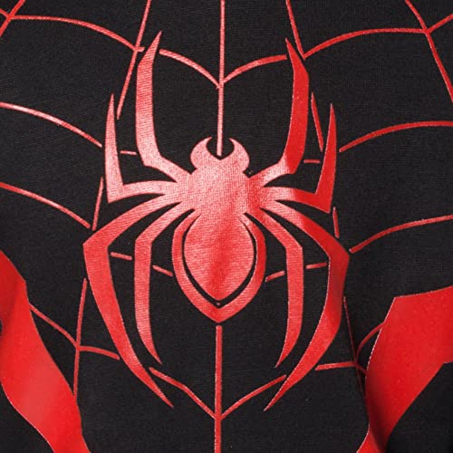 Marvel Spider-Man Miles Morales Toddler Boys Fleece Cosplay Pullover Hoodie and Pants Outfit Set 3T