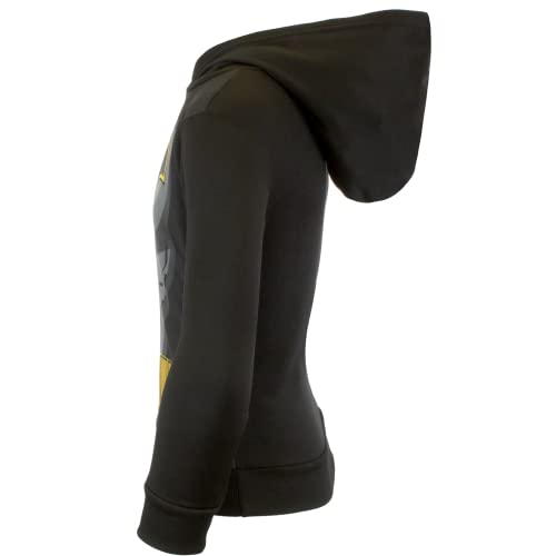 BATMAN Boys Pullover Hoodies, DC Comics Superhero Hooded Sweatshirts for Boys (Black, Size 7)