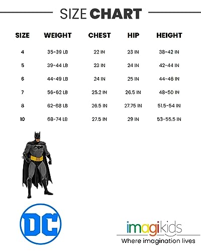 DC Comics Justice League Batman Little Boys Pullover Hoodie Pants Black/brown 6
