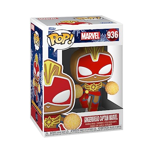 Gingerbread Captain Marvel Funko Pop! - Super Hero Store