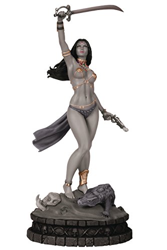Dejah Thoris Black & White Statue, 12 inches