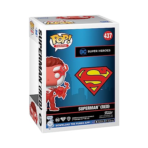 Funko Pop! Heroes: DC - Superman (Red) - Exclusive