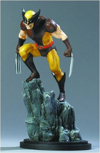 Brown Variant Mini Statue of Wolverine by Bowen Designs