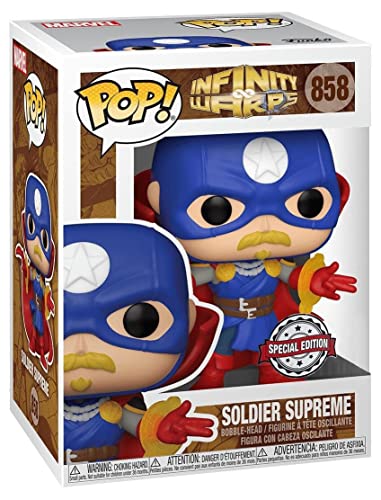 Marvel Infinity Warps Soldier Supreme Funko Pop Glow