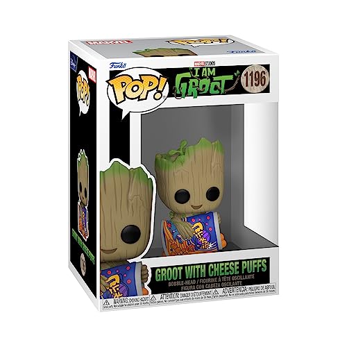 Marvel Funko Pop! Groot with Cheese Puffs figurine