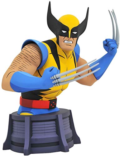 Animated X-Men Wolverine Bust, Multicolor, 6 inches