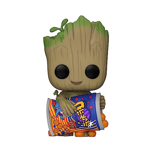 Marvel Funko Pop! Groot with Cheese Puffs figurine