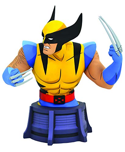 Animated X-Men Wolverine Bust, Multicolor, 6 inches