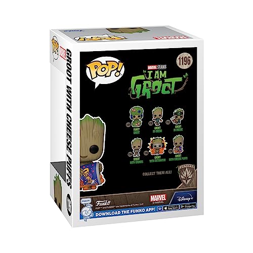 Marvel Funko Pop! Groot with Cheese Puffs figurine