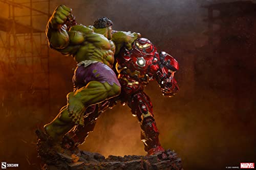 Hulk vs Hulkbuster Maquette by iKON Design Studio