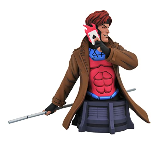 Marvel Animated X-Men Gambit Bust, 6 inches
