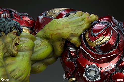 Hulk vs Hulkbuster Maquette by iKON Design Studio