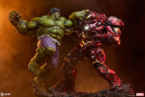 Hulk vs Hulkbuster Maquette by iKON Design Studio