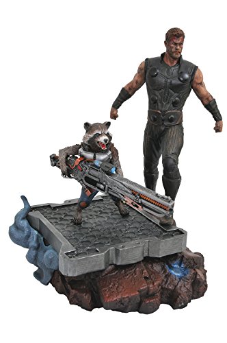 Marvel Premier Avengers Infinity War Thor & Rocket Statue