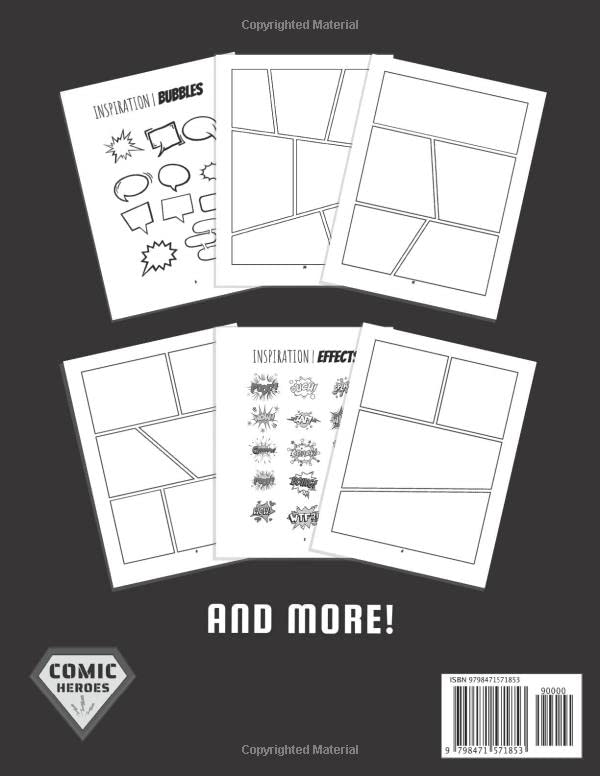 DIY Comic Book Blank Sketchbook for All Ages