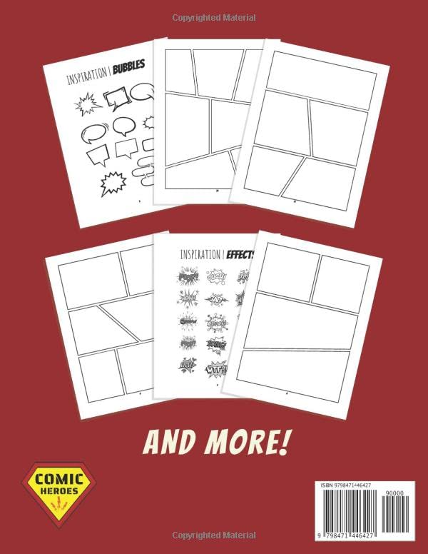 Superhero Blank Comic Book: Create Your Own Comic