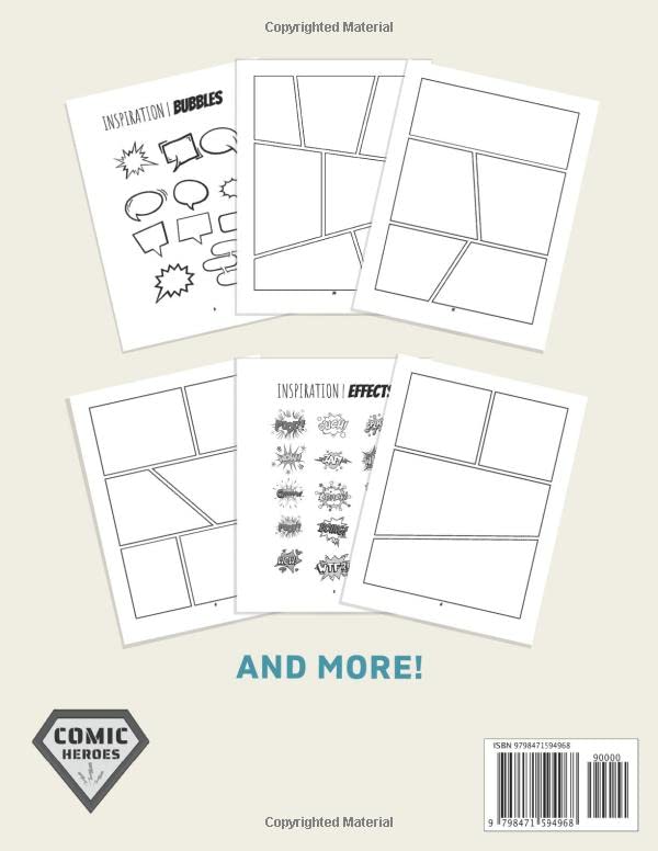 Superhero Blank Comic Book: Create Your Own Adventure