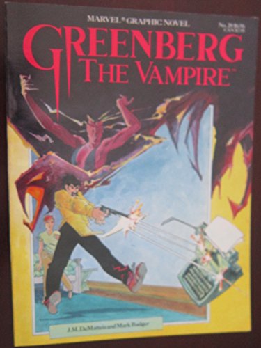 Marvel Graphic Novel Greenberg the Vampire; No. 20