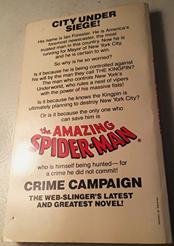 The Amazing Spider-Man: Crime Campaign - Marvel Graphic Novel