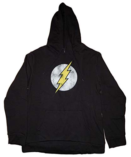 The Flash Logo Black Hoodie for Men