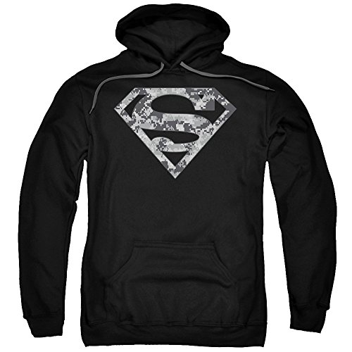 Superman Urban Camo Shield Adult Hoodie