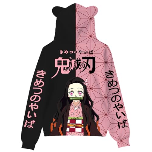 Anime Cat Ear Hoodie for Men and Women