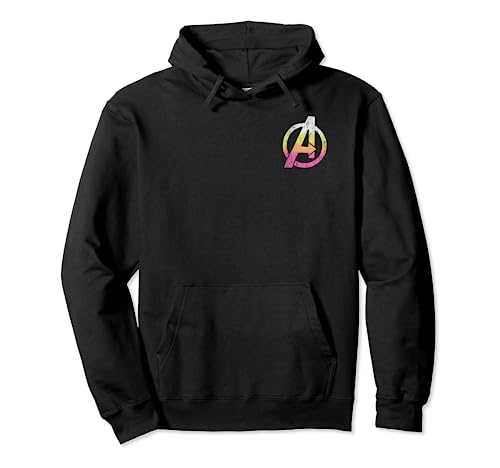 Avengers Distressed Logo Graphic Hoodie Sweatshirt