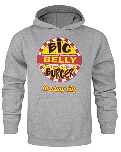 Arrow Big Belly Burger Hoodie - DC Comics Gray
