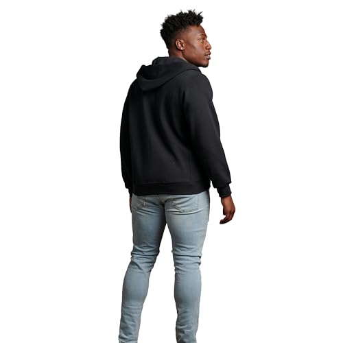 Black Medium US Super Hero Athletic Hoodies - Russell