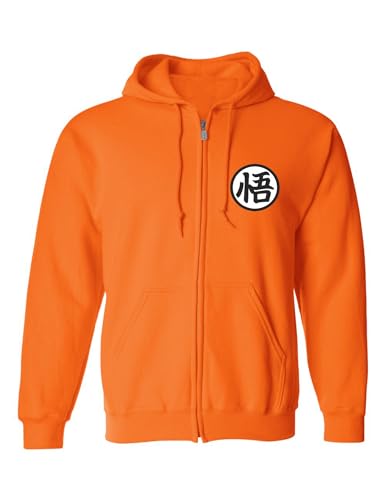 Training Symbol Full Zip Hoodie - Anime Graphic Top