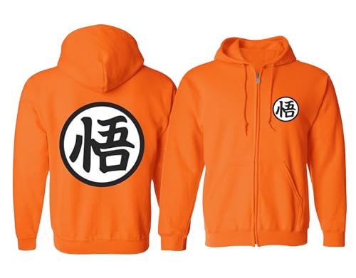 Training Symbol Full Zip Hoodie - Anime Graphic Top