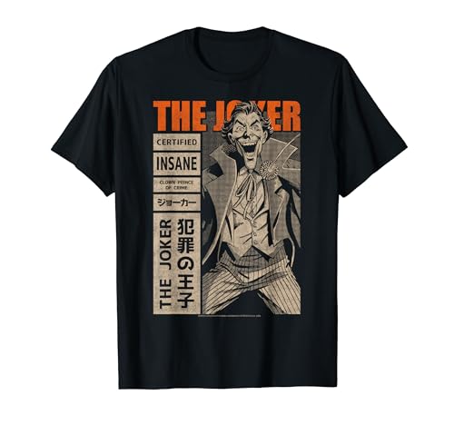 The Joker Insane T-Shirt - DC Comics Official