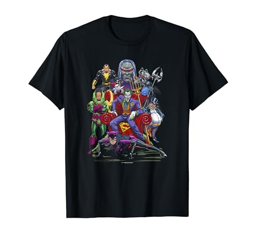 DC Comics Joker, Batgirl & Villains Group T-Shirt