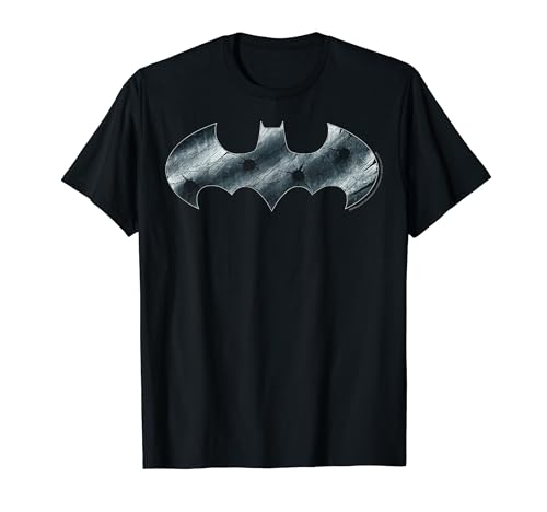 Batman Steel Logo T-Shirt - DC Comics Merchandise